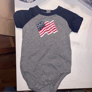 Jumping Beans Patriotic Onesie